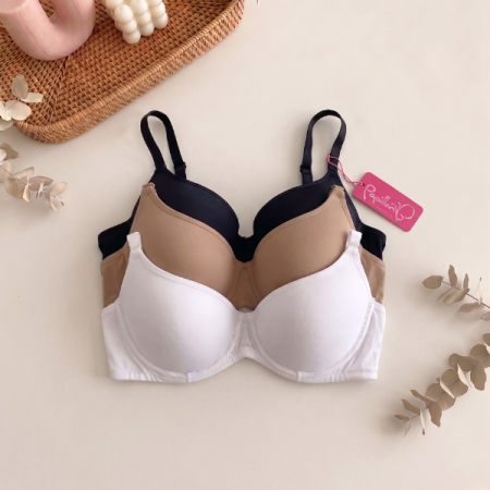 PACK (llevá 3 x 2)  Corpiño taza ultra Soft